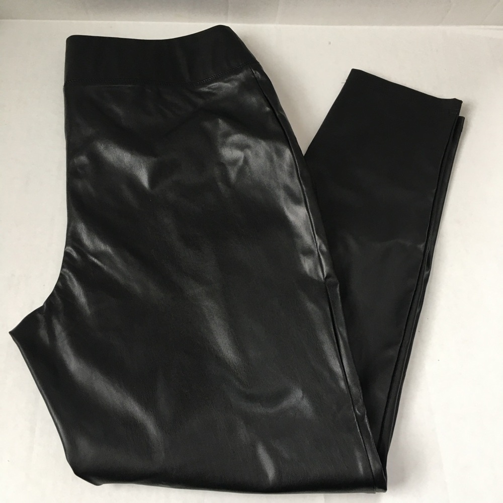 NWT INC Faux Leather Skinny Pants Sz 16